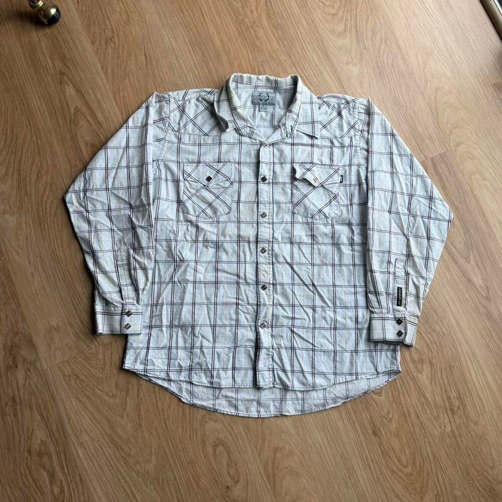 Cowboy Up Plaid Pearl Snap Longsleeve Shirt